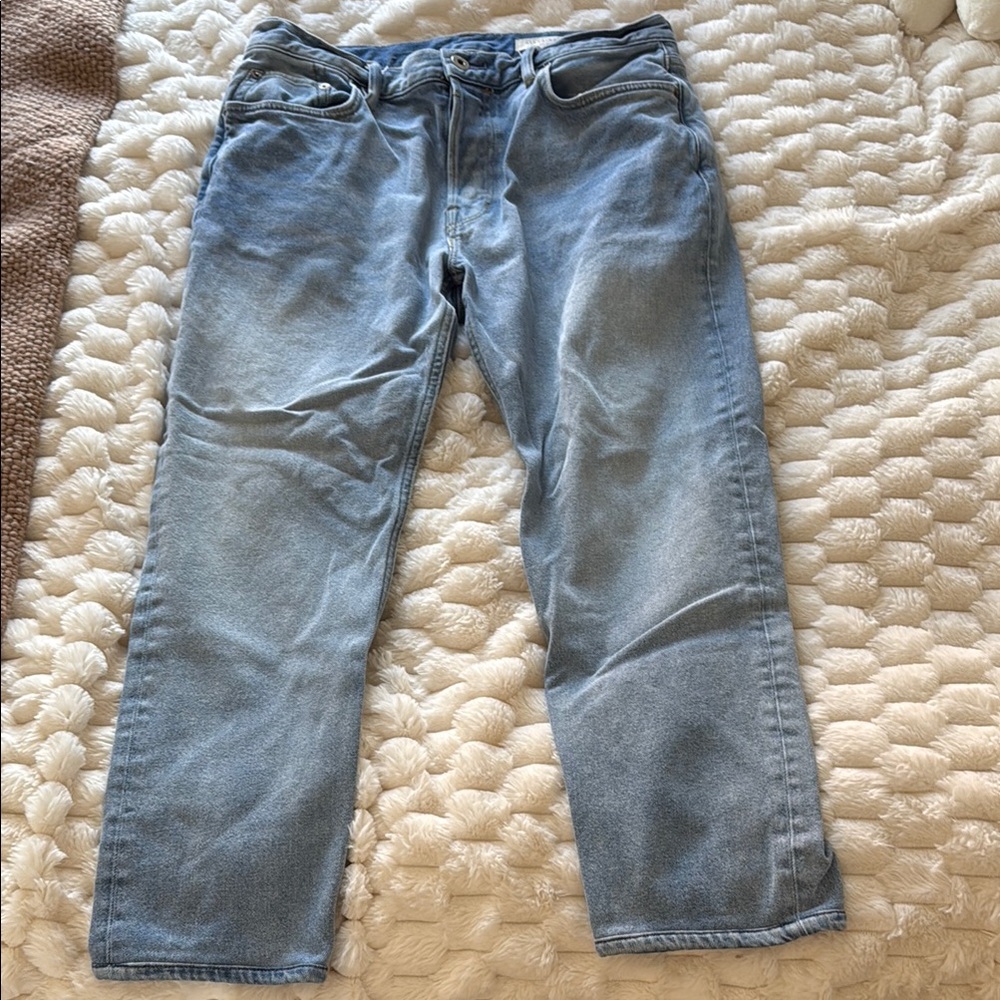 AllSaints Dean Cropped Slim Denim Jeans - Size 32